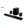 TCL Q Q85H Class 7.1.4 kanālu skaņas panelis ar Dolby Atmos, bezvadu zemfrekvenču skaļruni un bezvadu surround skaļruņiem