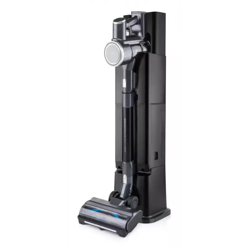 Rokas putekļu sūcējs ETA Panther PRO — sausā cikloniskā bezmaisu, HEPA filtrs, 0.6 l, baterija 40 min, pelēks/sarkans