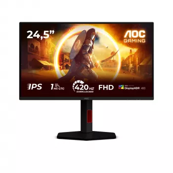 AOC G4 25G4KUR datora monitors 62,2 cm (24,5 collas) 1920 x 1080 pikseļi Full HD LED Melns, Sarkans