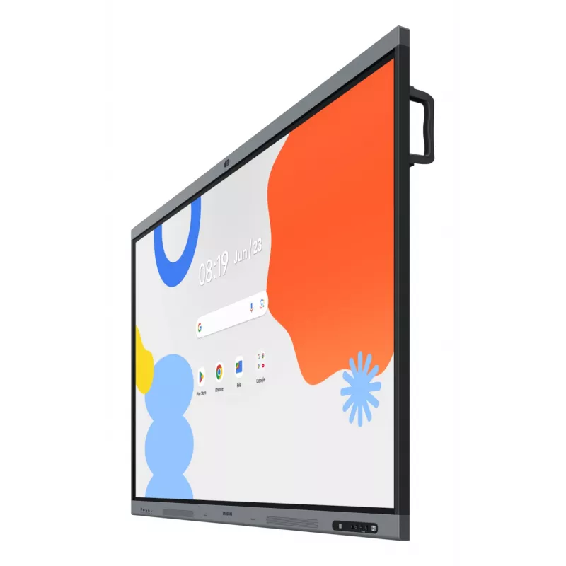 Samsung LH75WAFPLGC interaktīvā tāfele 190,5 cm (75 collas) 3840 x 2160 pikseļi Skārienekrāns Melns, Pelēks