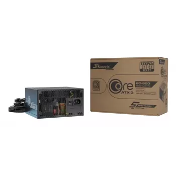 Barošanas bloks Seasonic CORE BC-850 ATX 3.1 850 W, 20+4 pin ATX, 80 PLUS Bronze, melns