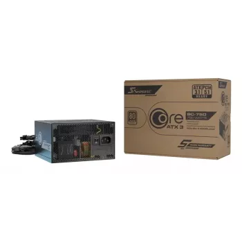 Barošanas bloks Seasonic CORE BC-750 ATX 3.1 750 W 20+4 kontaktu ATX Melns 80 PLUS Bronze