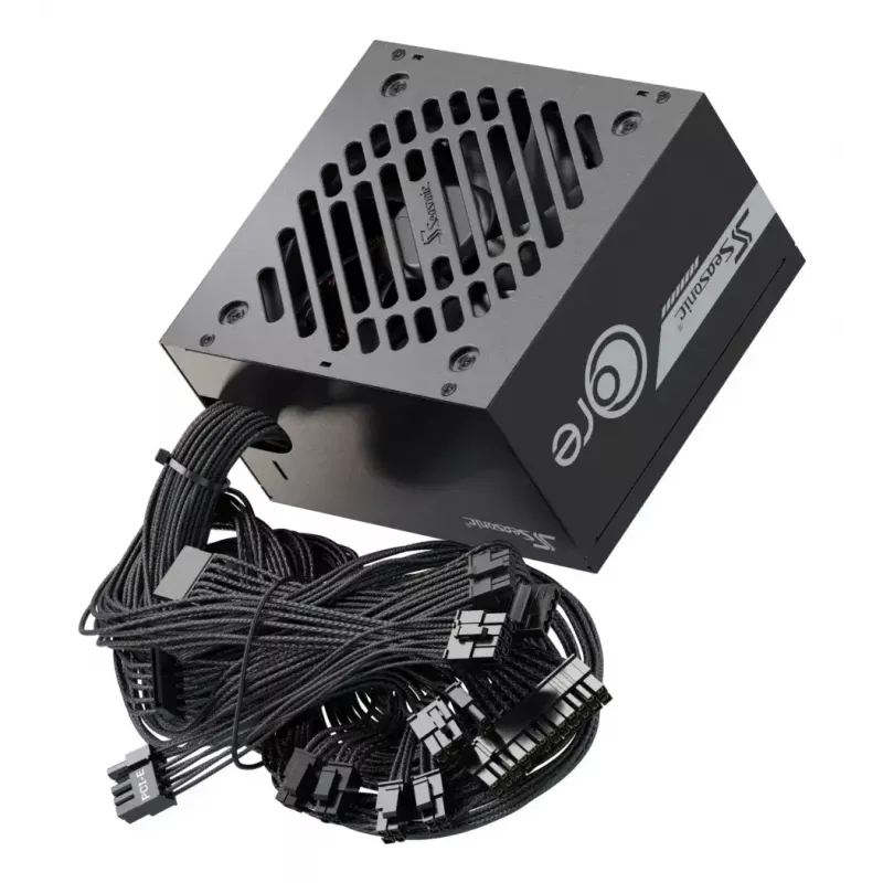 Barošanas bloks Seasonic CORE BC-650 650W ATX 20+4 kontaktu, 80 PLUS Bronze, melns, 120mm ventilators