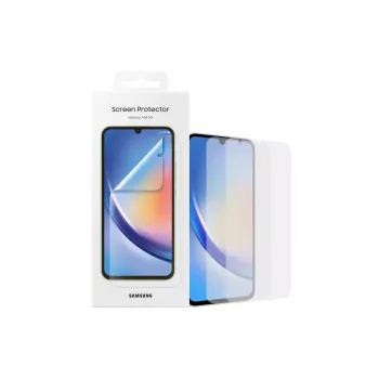 Ekrāna aizsargs Samsung EF-UA346 caurspīdīgs Galaxy A34 5G, caurspīdīgs, 2 gab., piemērots 6,6 collu Displejs