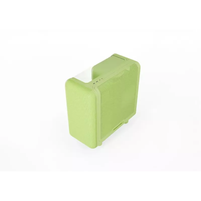 Vidustorņa korpuss HYTE X50 Matcha Milk — ATX/mATX/Mini-ITX atbalsts, rūdītais stikls, priekšējais I/O