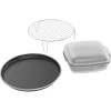 Whirlpool AMW 6440 FB Melna Grila mikroviļņu krāsns Iebūvējama 31 L 1000 W