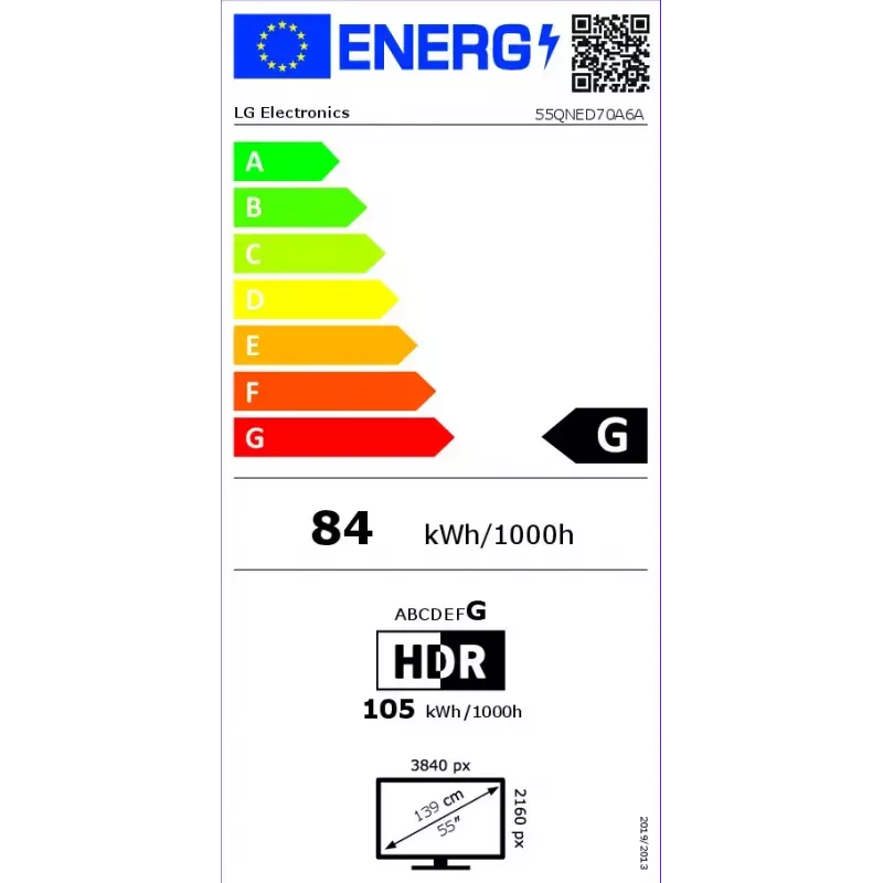 LG QNED AI 55 collu QNED70 4K viedais televizors 2025 139,7 cm (55 collas) 4K Ultra HD Wi-Fi melns