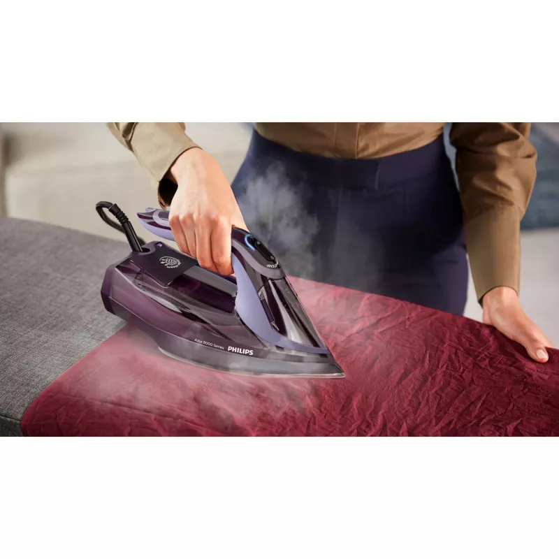 Philips 8000 sērijas DST8021/30 gludeklis Tvaika gludeklis SteamGlide Elite zole 3000 W Violeta