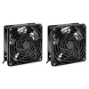 Intellinet 2-ventilatoru ventilācijas bloks 19 collu sienas skapjiem, montāža uz jumta, 1,8 m strāvas kabelis ar ES CEE 7/7 spraudni, formāts 120 x 120 mm, zemējuma komplekts iekļauts, melns