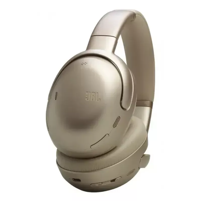 JBL Tour One M3 austiņas ar vadu un bezvadu savienojumu, uzliekamas uz galvas, zvani/mūzika, USB Type-C, Bluetooth, latte krāsa