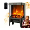 Elektriskais sildītājs Carruzzo Q20P ar eļļu pildīts radiators, 1800W, 15–45°C, stikla korpuss, tālvadība/lietotne/skārienvadība, taimeris 1–12h, sienas vai grīdas, melns