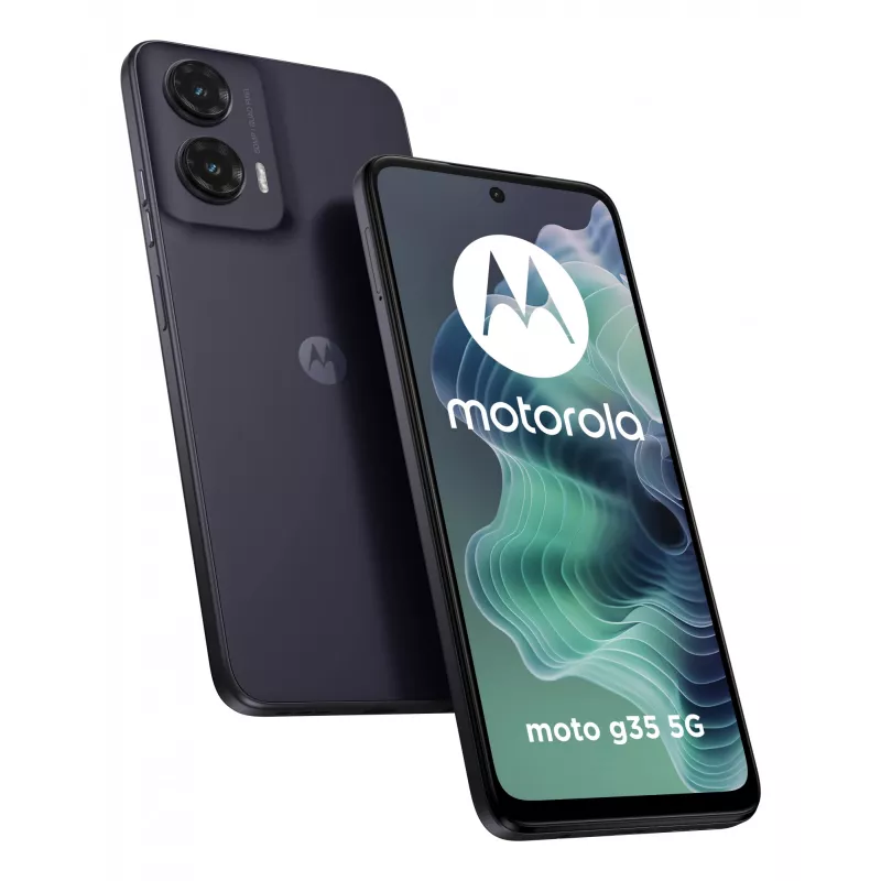 Motorola moto G35 5G 17.1 cm (6.72 collas) Dual SIM Android 14 USB Type-C 4 GB 256 GB 5000 mAh Melns