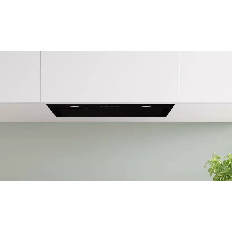 Bosch Serie 8 DLN78PC60 iebūvējams tvaika nosūcējs, melns, 590 m³/h