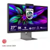 Philips Brilliance 27E3U7903/00 datora monitors 68,6 cm (27 colli) 5120 x 2880 pikseļi 5K Ultra HD LCD Pelēks