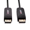 Lindy 10m optisko šķiedru hibrīdais DP 2.0 UHBR10 kabelis, 10 m, DisplayPort, DisplayPort, vīriešu tipa, vīriešu tipa, 7680 x 4320 pikseļi