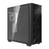 XPG VALOR AIR PRO Mid-Tower korpuss, Midi Tower, PC, melns, ATX, EATX, micro ATX, Mini-ATX, SPCC, rūdītais stikls, daudzkrāsu