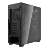 XPG VALOR AIR PRO Mid-Tower korpuss, Midi Tower, PC, melns, ATX, EATX, micro ATX, Mini-ATX, SPCC, rūdītais stikls, daudzkrāsu