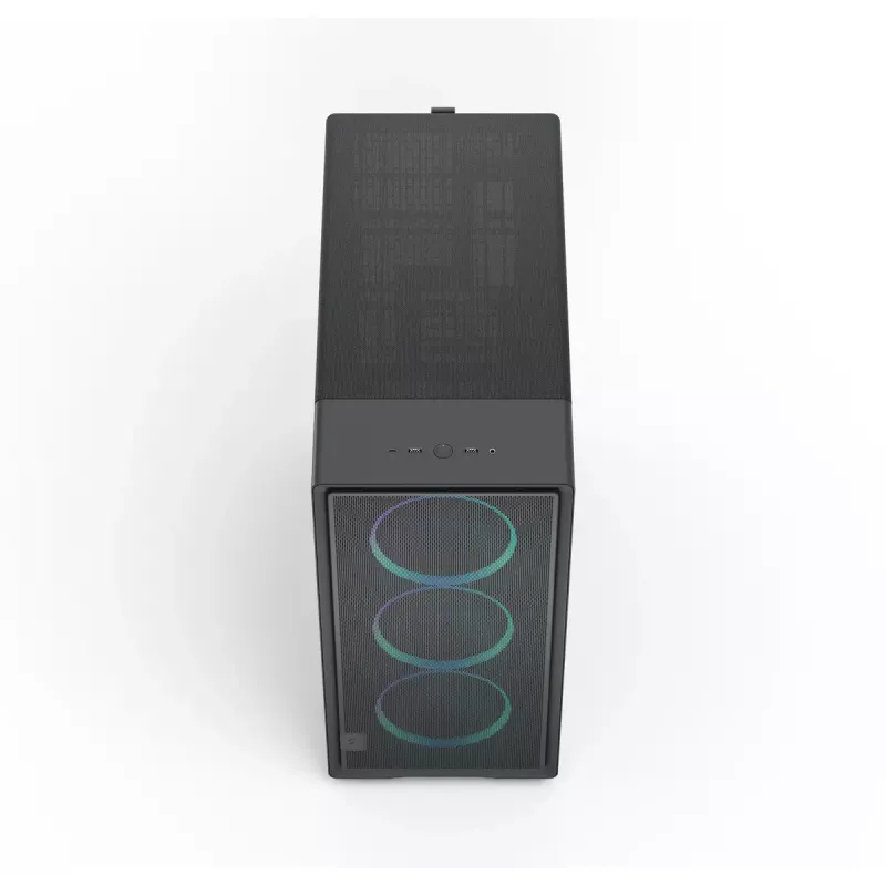 Fractal Design korpuss | Epoch XL | Melns TG RGB gaišs tonis | ATX