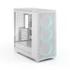 Fractal Design korpuss | Epoch XL | Balts TG RGB caurspīdīgs tonēts | ATX