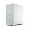 Fractal Design korpuss | Epoch XL | Balts TG RGB caurspīdīgs tonēts | ATX