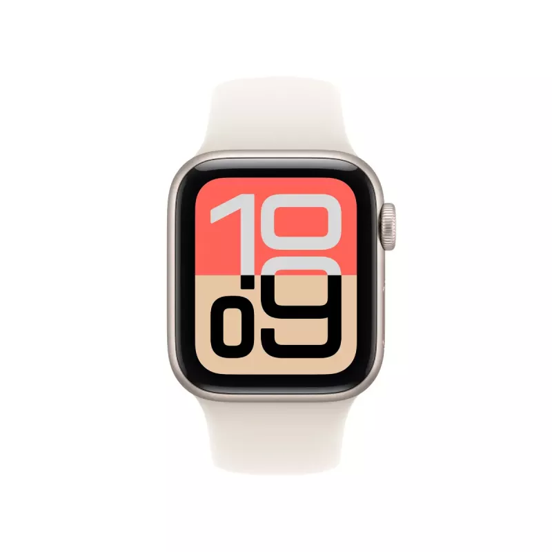 Viedpulkstenis Apple Watch SE (3. paaudze) SE 3 GPS + Cellular 40 mm Starlight alumīnija korpuss ar Starlight sporta siksnu M/L