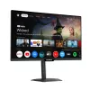 27 collu GIGABYTE M27QS 2K QHD viedais monitors — 2560x1440, 180Hz, 1ms, 350 cd/m², FreeSync, DisplayHDR400, HDMI 2.0, DP 1.4