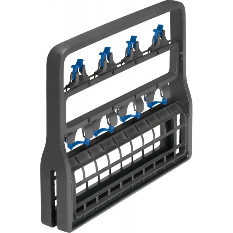 Vīna glāžu turētājs Electrolux 9029795540 — melns, 8 glāzēm, A260×P220×D330 mm