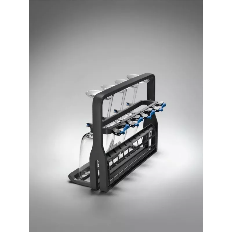 Vīna glāžu turētājs Electrolux 9029795540 — melns, 8 glāzēm, A260×P220×D330 mm