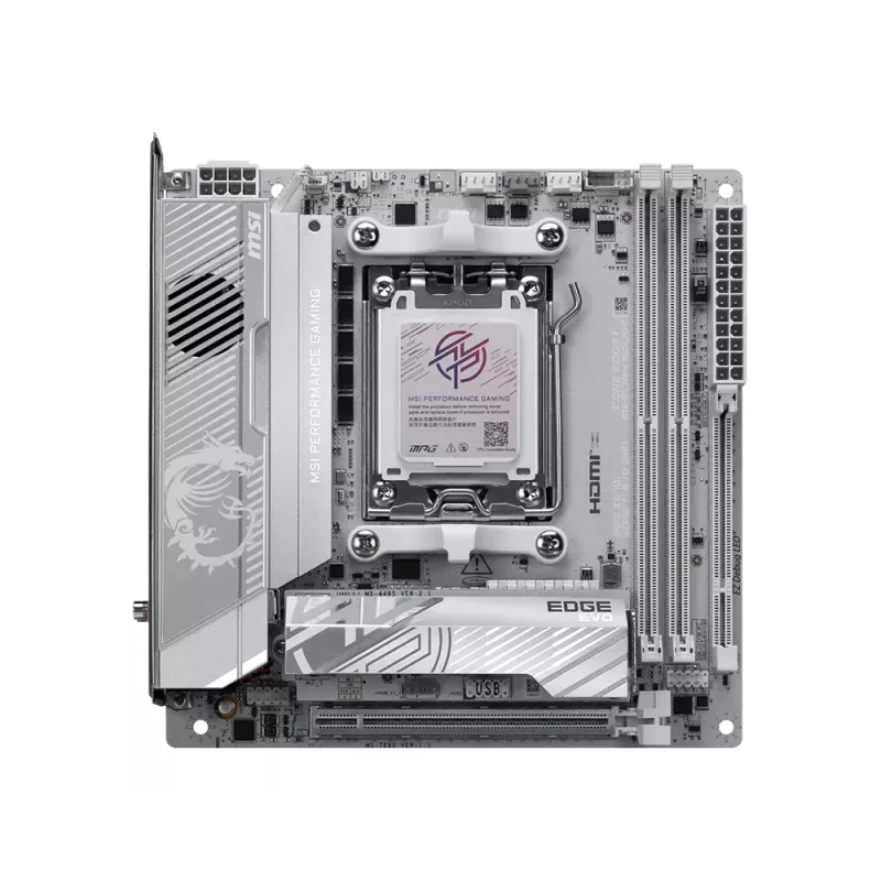 MSI MPG X870I EDGE TI EVO WIFI mātesplate AMD X870 Socket AM5 mini ATX