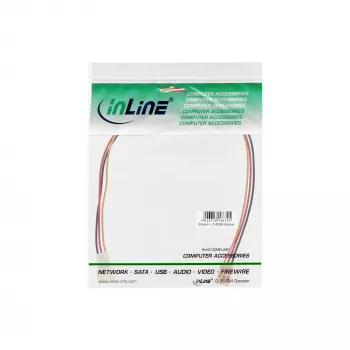 InLine Ventilatora kabeļa pagarinājums 3kontaktu Molex vīrišķais/siev. garums 1m