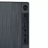 Datora korpuss Akyga AK35BK Micro Tower, Micro-ATX/Flex-ATX/Mini-ITX, maks. GPU 25 cm, maks. CPU dzesētājs 14 cm, 2×3,5 collu + 2×2,5 collu nodalījumi, USB 2.0×2, melns
