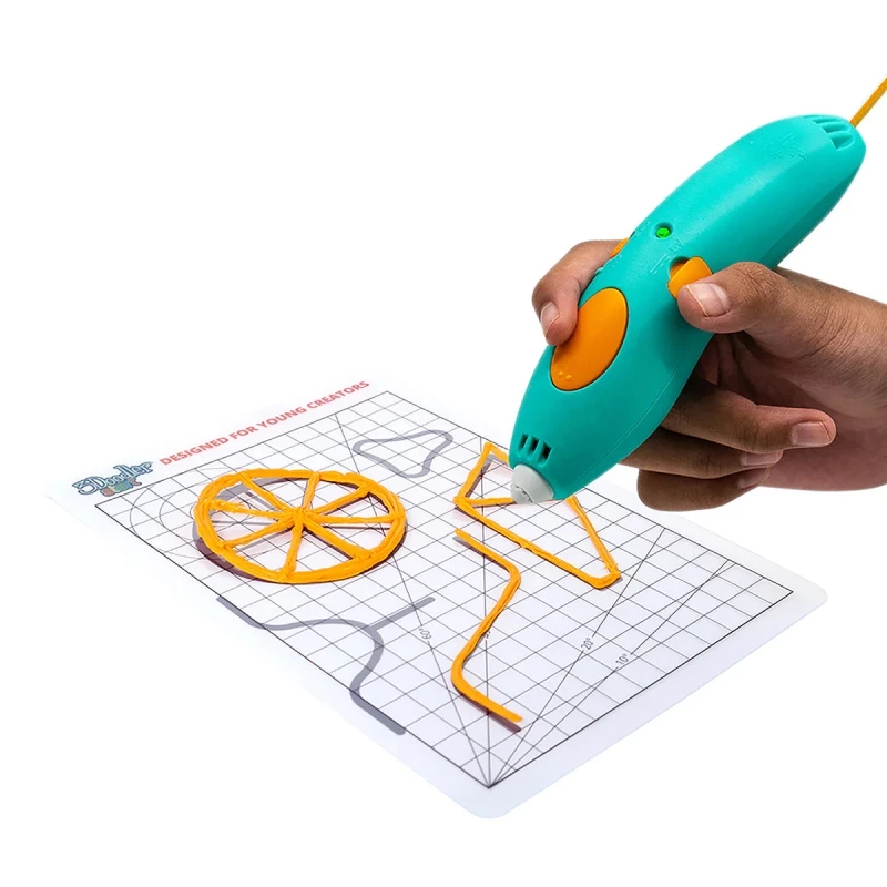 3Doodler Start Plus Costc komplektas rozszerzony 3D pildspalva 0.77 mm Tirkīza
