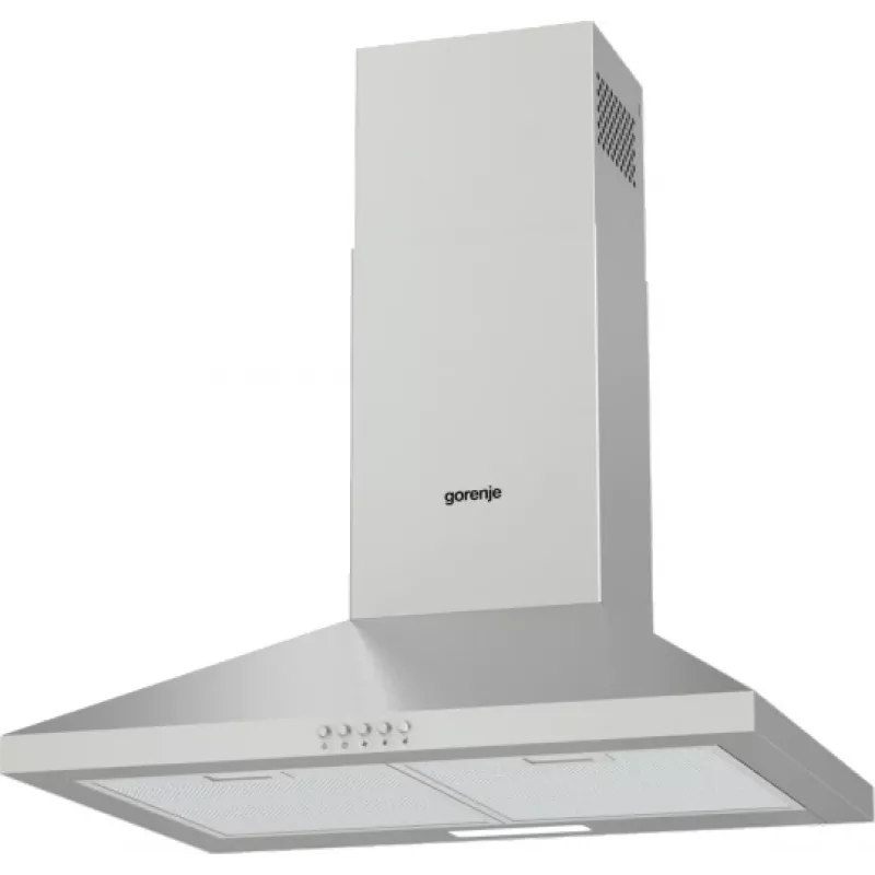 Gorenje KH60A F2LB SS WHC629E4X RL_G400, 450 m³/h, Kanāla/recirkulācijas, C, A, B, 65 dB