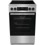 Gorenje GECS5C70XA plīts Brīvi stāvoša plīts Elektriskā Keramiskā plīts virsma Nerūsējošais tērauds