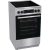 Gorenje GECS5C70XA plīts Brīvi stāvoša plīts Elektriskā Keramiskā plīts virsma Nerūsējošais tērauds