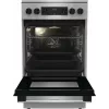 Gorenje GECS5C70XA plīts Brīvi stāvoša plīts Elektriskā Keramiskā plīts virsma Nerūsējošais tērauds