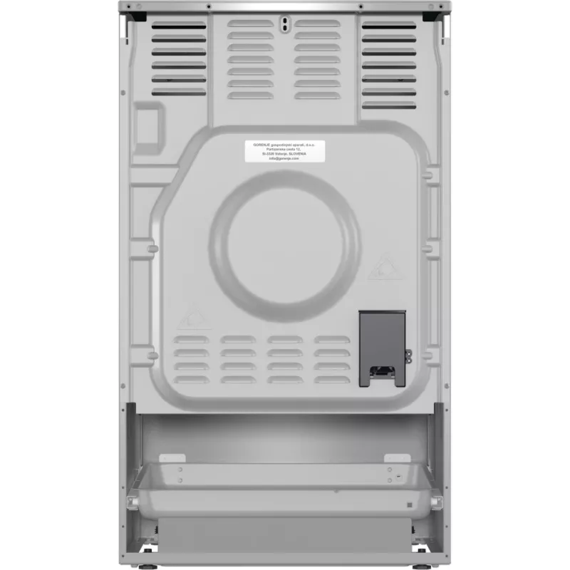 Gorenje GECS5C70XA plīts Brīvi stāvoša plīts Elektriskā Keramiskā plīts virsma Nerūsējošais tērauds