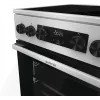 Gorenje GECS5C70XA plīts Brīvi stāvoša plīts Elektriskā Keramiskā plīts virsma Nerūsējošais tērauds