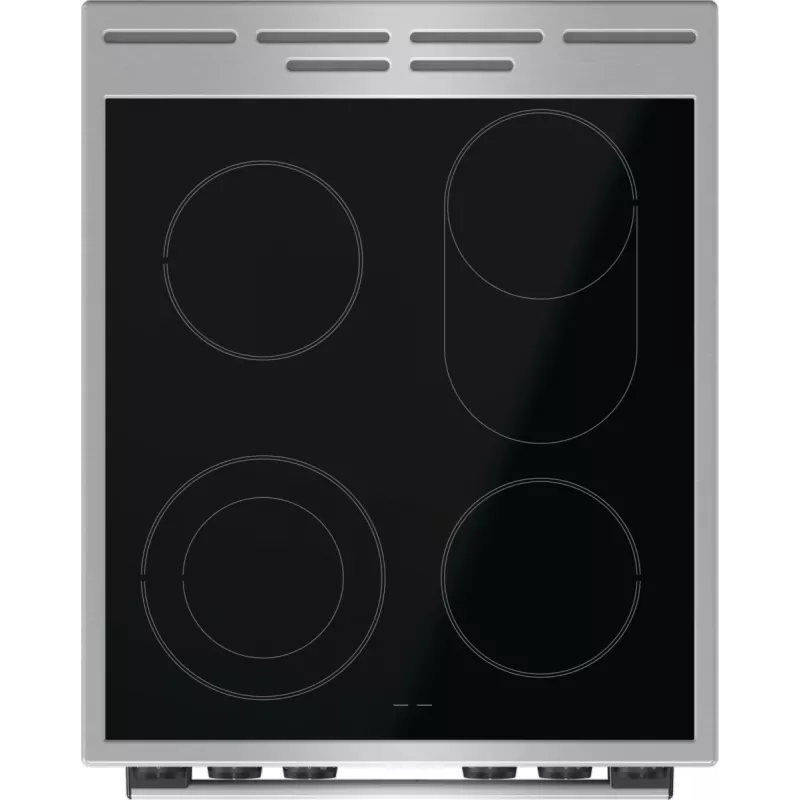 Gorenje GECS5C70XA plīts Brīvi stāvoša plīts Elektriskā Keramiskā plīts virsma Nerūsējošais tērauds