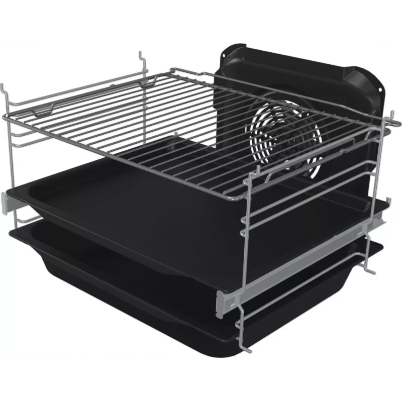 Gorenje GECS5C70XA plīts Brīvi stāvoša plīts Elektriskā Keramiskā plīts virsma Nerūsējošais tērauds