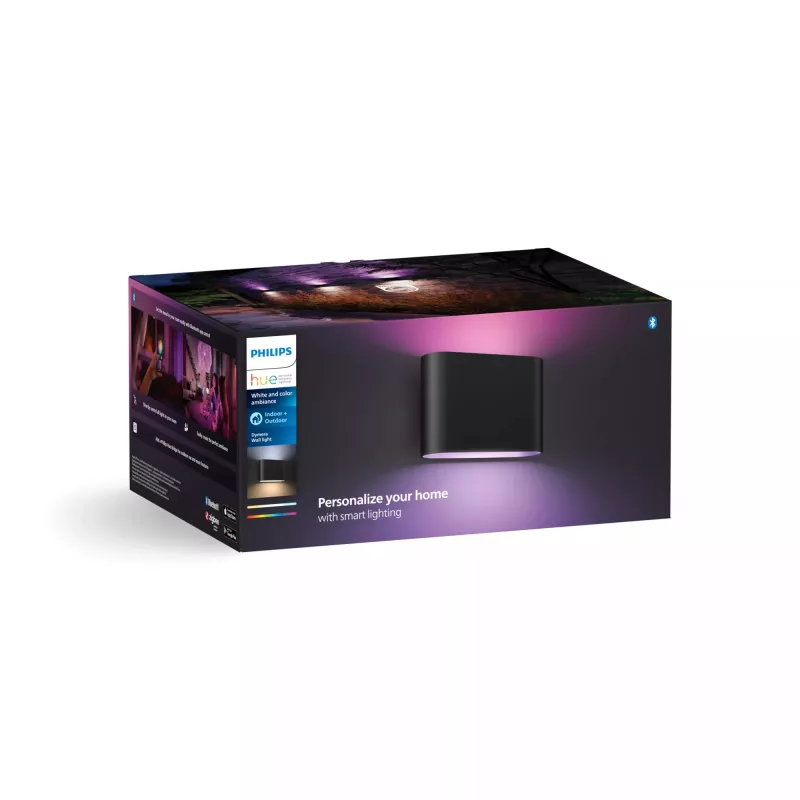 Sienas gaismeklis Philips Hue Dymera Melns LED iekštelpām/ārtelpām 160 mm, 220–240 V