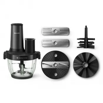 Philips 5000 series HR1507/00 elektriskais pārtikas smalcinātājs 2 L 650 W Melns