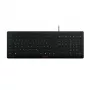 Tastatūra CHERRY Stream JK-8502DE-2 USB QWERTZ vācu melna vadu 115 taustiņi
