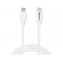 Sandberg USB-C>MicroUSB uzlādes kabelis 1 m, 1 m, USB C, Micro-USB B, balts