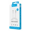 Sandberg USB-C>MicroUSB uzlādes kabelis 1 m, 1 m, USB C, Micro-USB B, balts