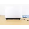Manhattan USB-C dokstacija/cilnis ar karšu lasītāju un MST, pieslēgvietas (x7): Ethernet, HDMI (x2 4k@60Hz), USB-A (x3) un USB-C, ar Power Delivery (PD) 100 W – nepieciešams ārējs USB-C lādētājs (nav komplektā). Darbojas ar USB strāvu (nav nepieciešams ārējs barošanas avots), kad PD netiek izmantots