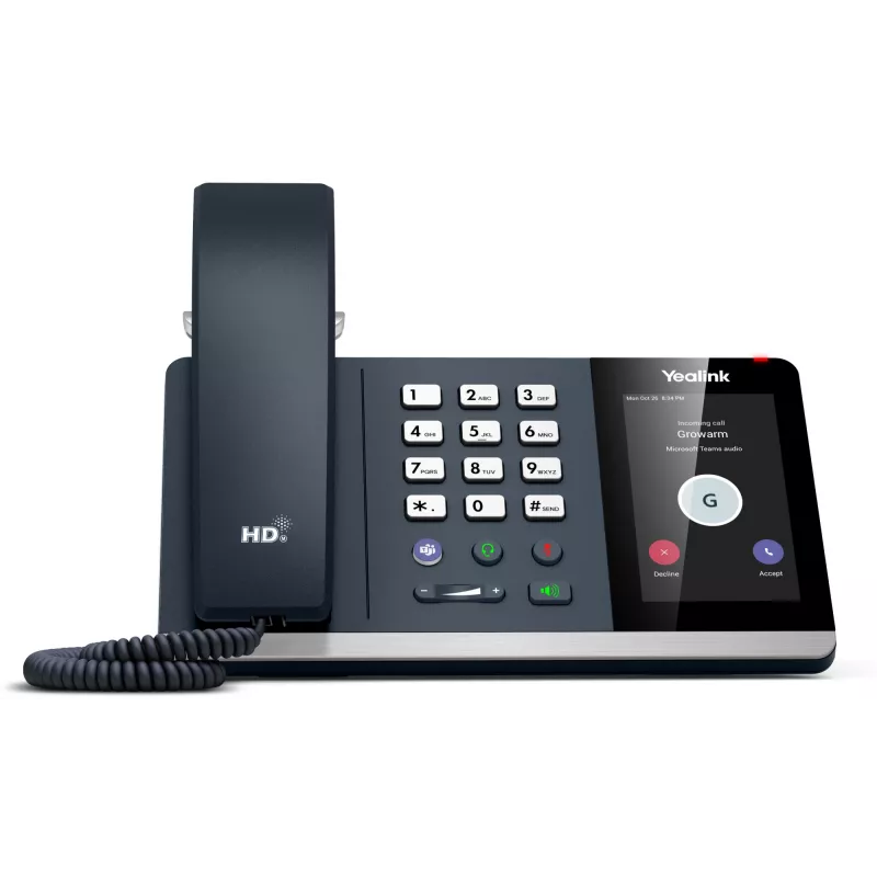 IP tālrunis Yealink MP54 Microsoft Teams Edition vadu klausule Android