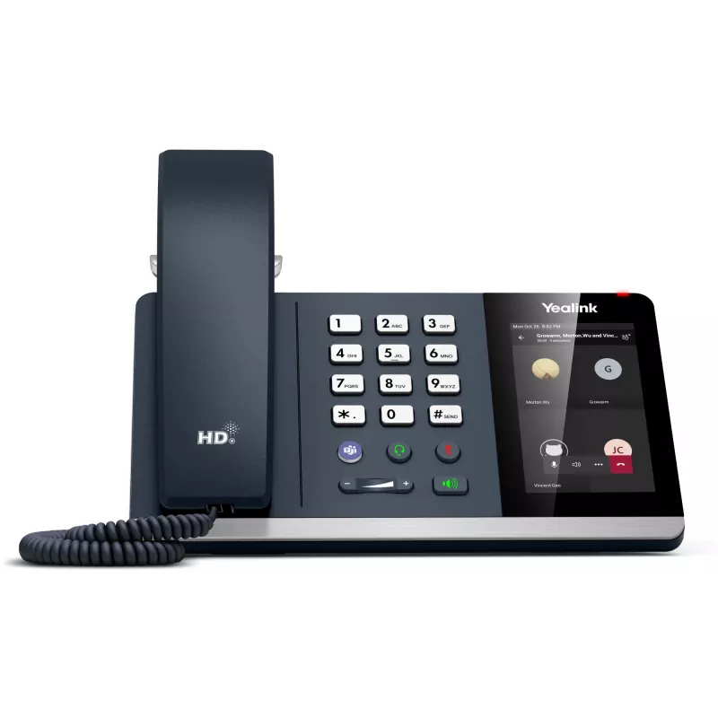 IP tālrunis Yealink MP54 Microsoft Teams Edition vadu klausule Android