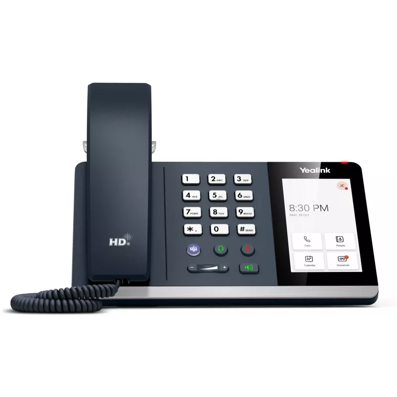 IP tālrunis Yealink MP54 Microsoft Teams Edition vadu klausule Android