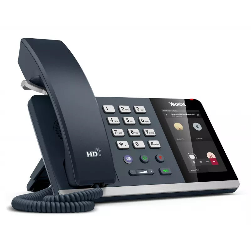 IP tālrunis Yealink MP54 Microsoft Teams Edition vadu klausule Android